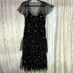 ModCloth Glittery Star Tulle Dress